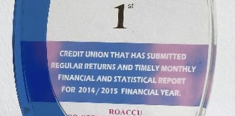 1st in reporting award